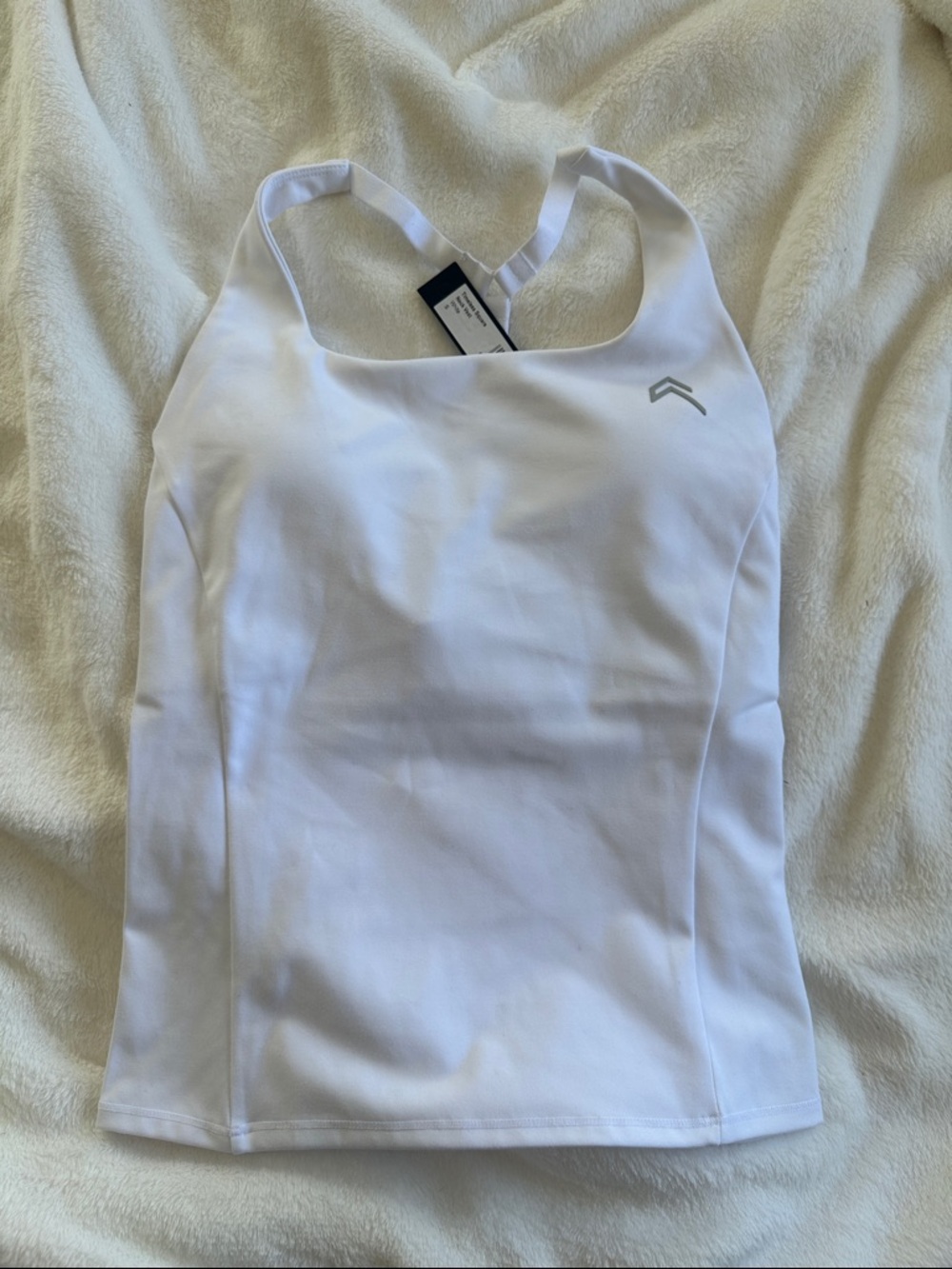 Oner Active White Racerback Performance Tank